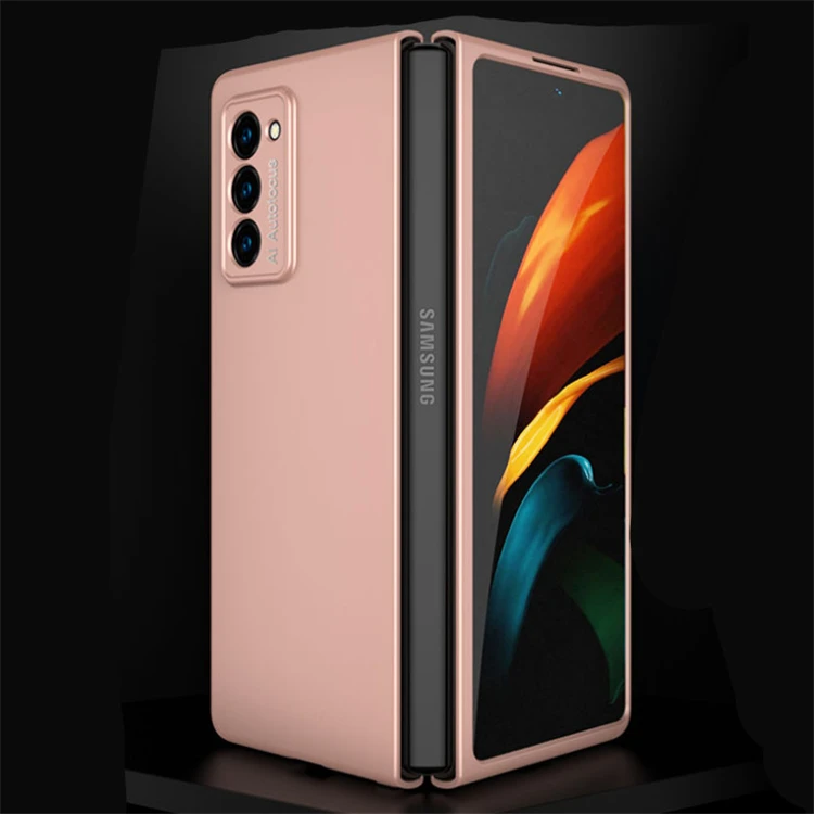 

For Samsung Galaxy Z Fold2 Case Original GKK Full Cover Full Protection Hybrid Cellphone Case for Samsung Galaxy Z Fold2 5G, Red-black,black,blue-black,silver-black,rose gold, full-blue,full red