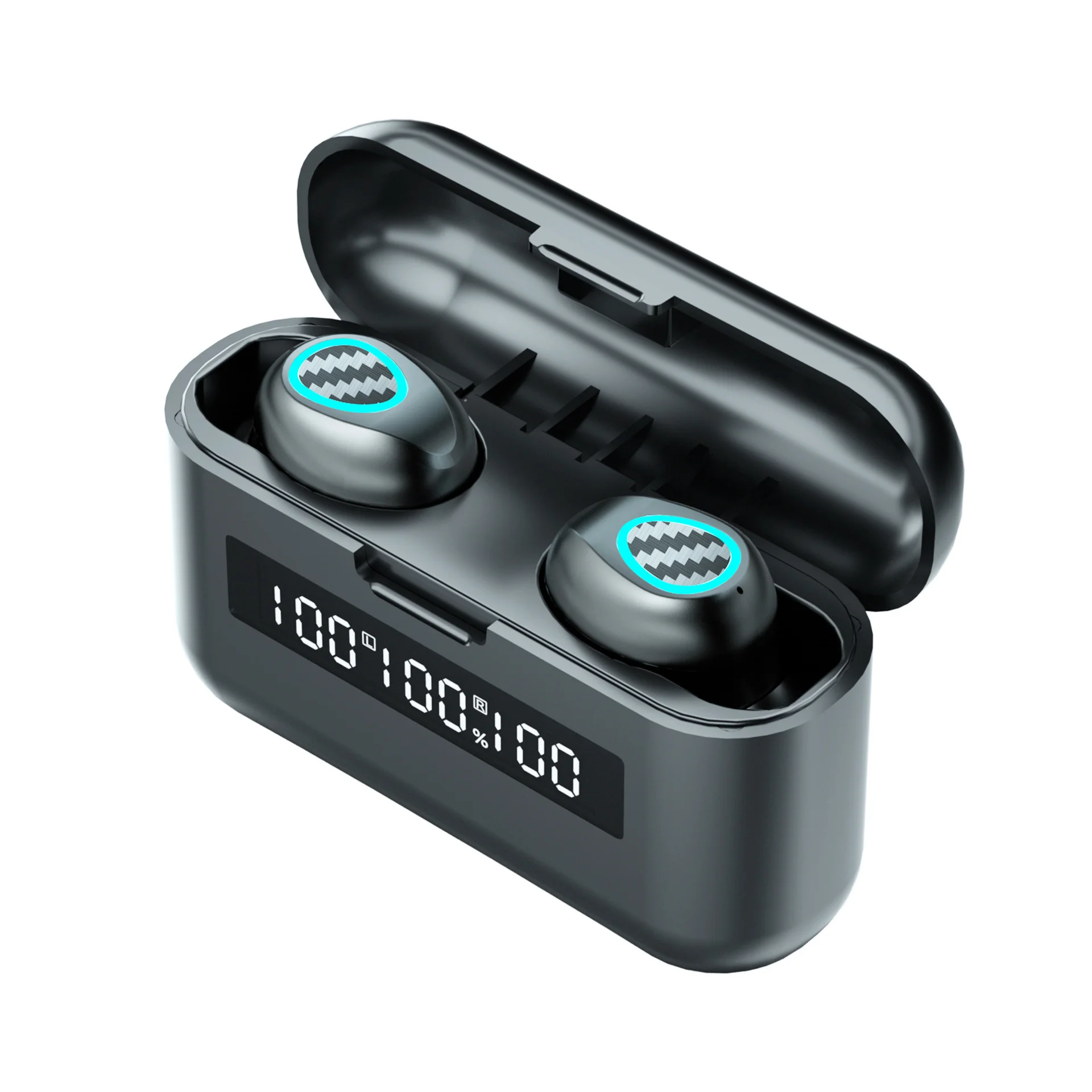 

New Product 2021 Earbuds IPX-7 Waterproof Sweatproof HIFI Sound Quality HD LED Display Stereo Wireless Earphones