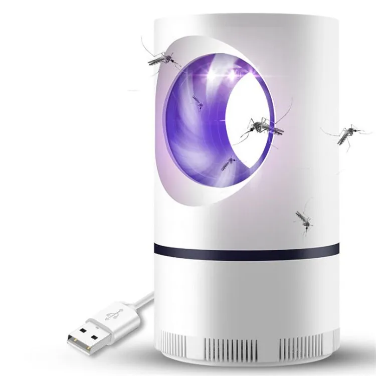 

Dropshipping NEW LED UV products with USB lights for insecticide insect repellent traps silent mosquito lamp, White