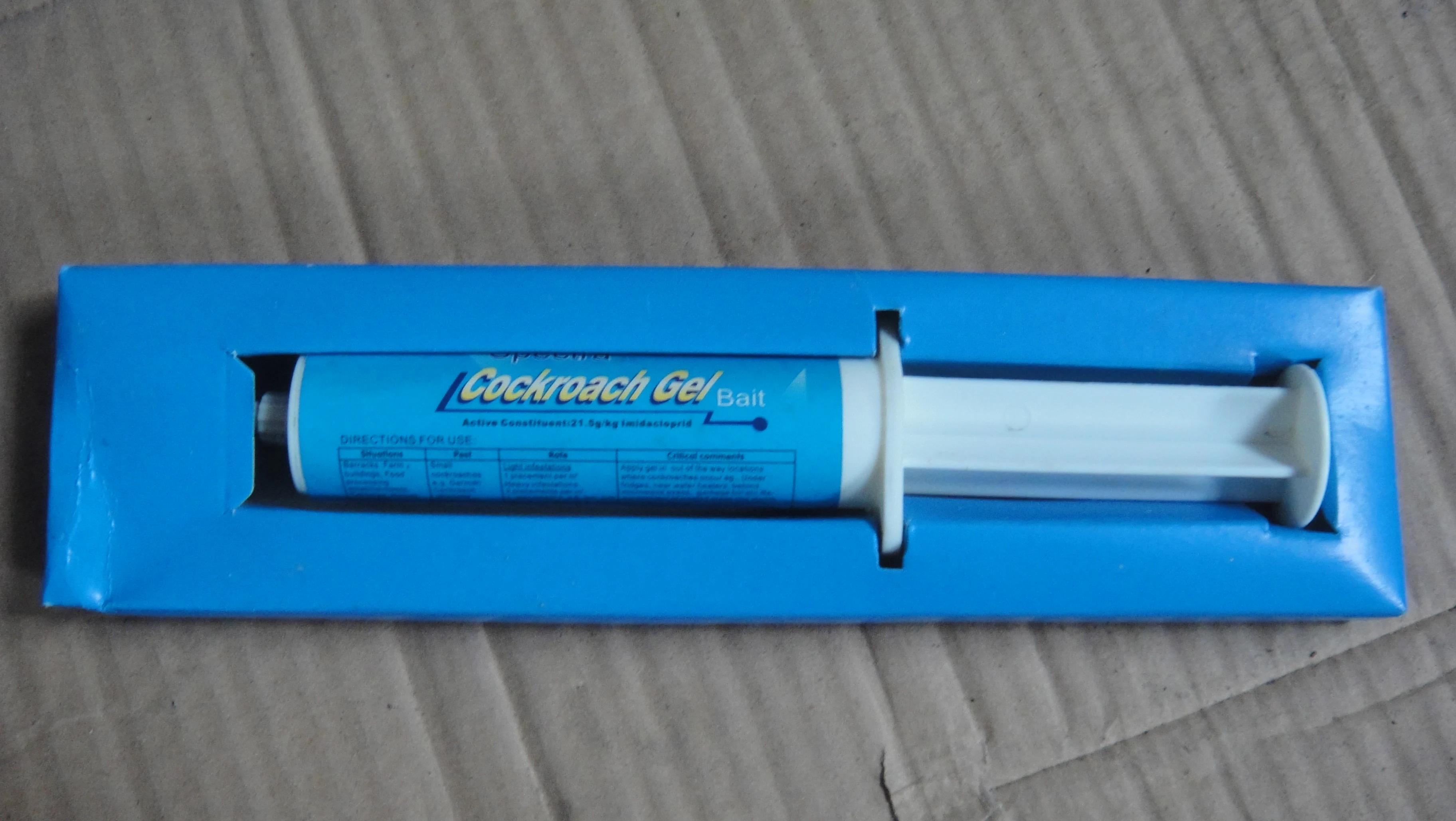 
Cockroach Killer Gel Fipronil 0.05% Low Toxic Premise 