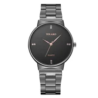 

WJ-8768 Man Alloy Steel Band Watch, Simple Ultra-Thin Diamond Set Dial Leisure Quartz Watch, Simple But Not Luxury