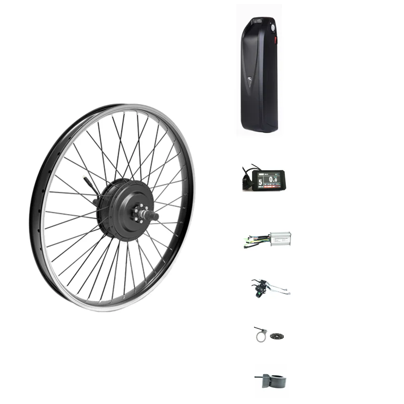 

2021 NEW 48v 500w motor ebike conversion kit with battery and UKC1 display