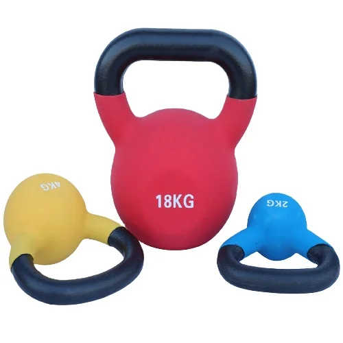 

ROARFIT Plastic dipping kettlebell manufacturers wholesale gym portable solid cast iron dipping competitive kett, Multicolor