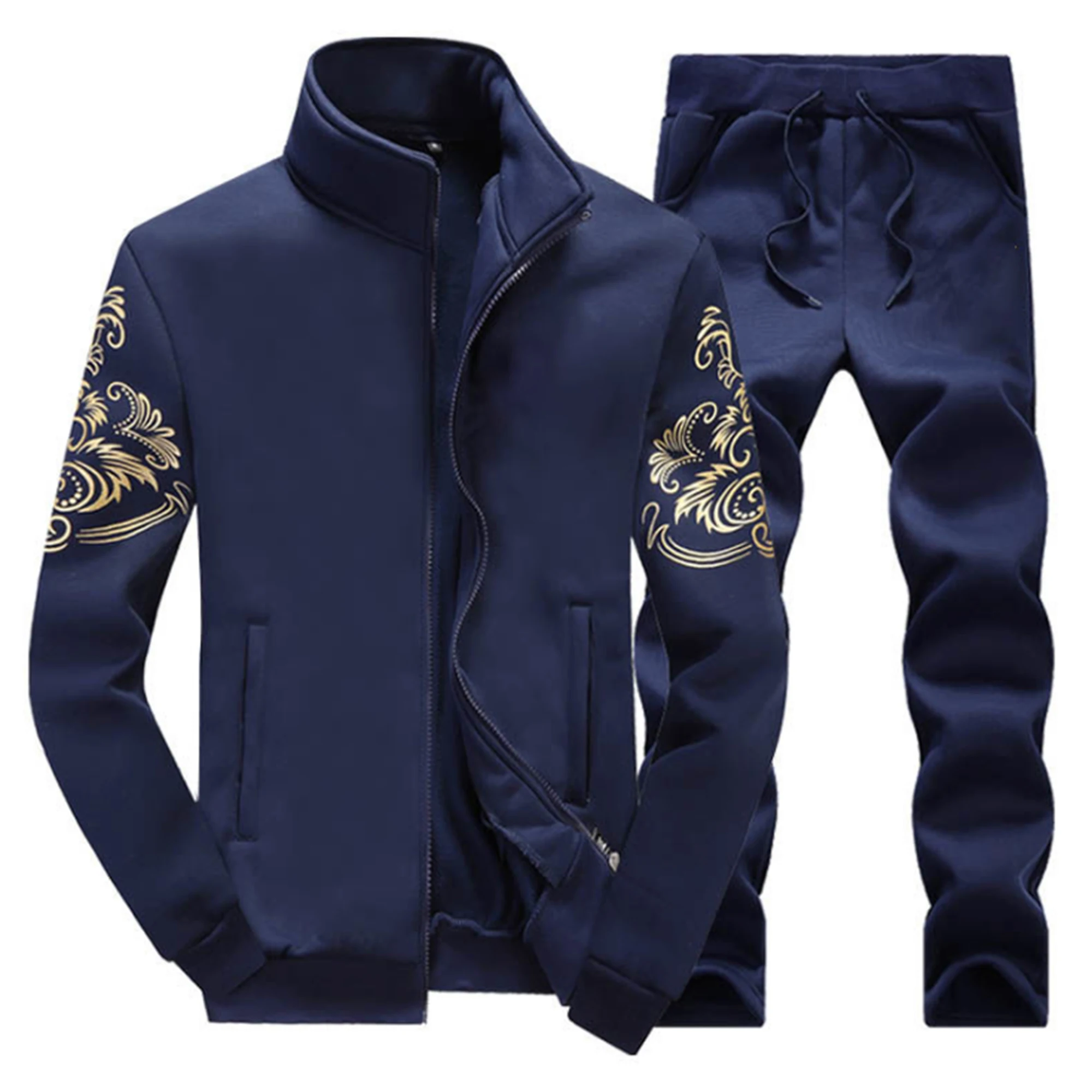 

hot quality winter grey fleece velvet polyester thick track jogging suit gym tracksuit for women men custom logo