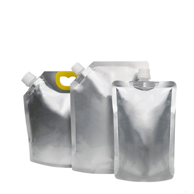 

Aluminum Foil Liquid Frozen Custom Packaging Stand Up Drinking Spout Drink Bag Pouch