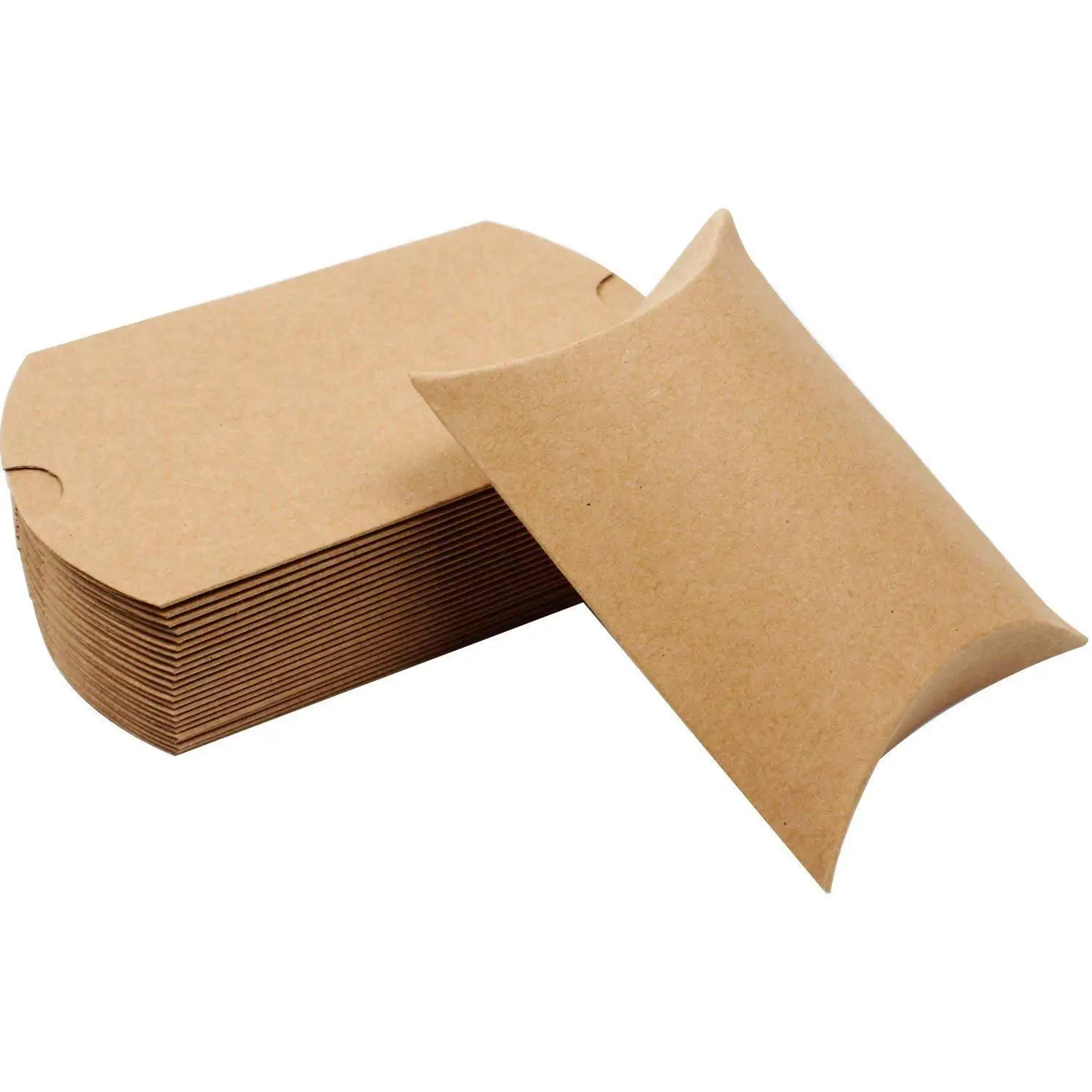 

Dropshipping Mini Pillow Shape Jewelry Packaging Kraft Paper Jewellery Bangle Box, Customized