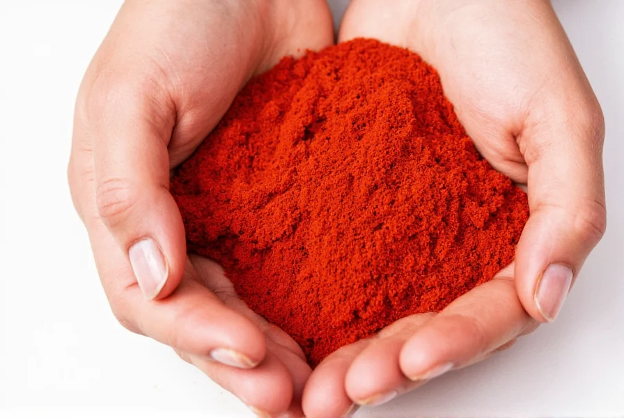 Natural cayenne pepper in various forms including powder, whole peppers, and capsules arranged on wooden background