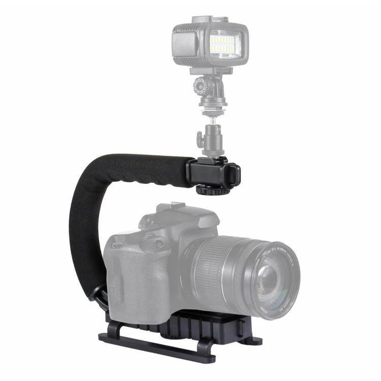 

Factory Direcly Sell PULUZ U/C Shape Portable Handheld DV Bracket Stabilizer for All SLR Cameras