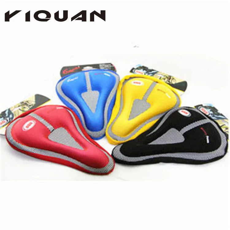 

New Style Color Memory Foam Mountain Bike Seat Cover, Breathable Soft Bicycle Saddle Cover, As shown