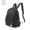 P.travel Lightweight Portable Foldable Waterproof Hiking Nylon Black Women Backpack Bag With Computer Interlayer