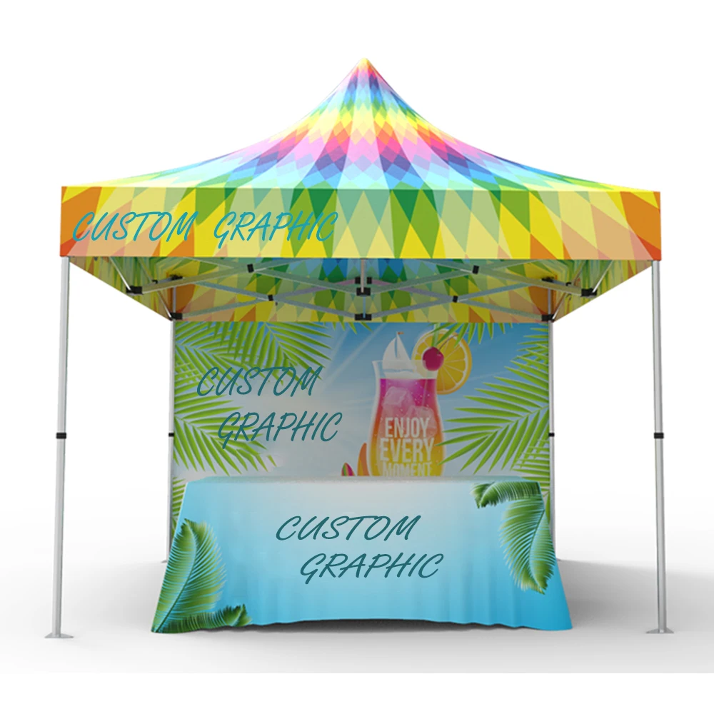 

Portable Outdoor Event Tent Aluminum Trade Show Display Pop Up Gazebo Tents, Custmized