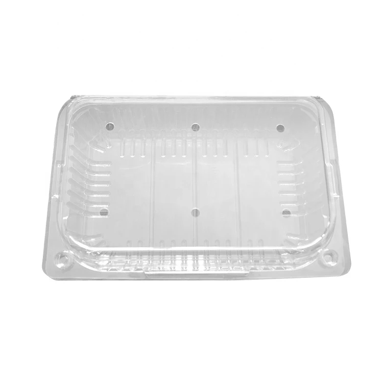 

Disposable Food Grade Pp Blister Frozen Meat Tray Plastic Fresh Food Packing Container, Transparent