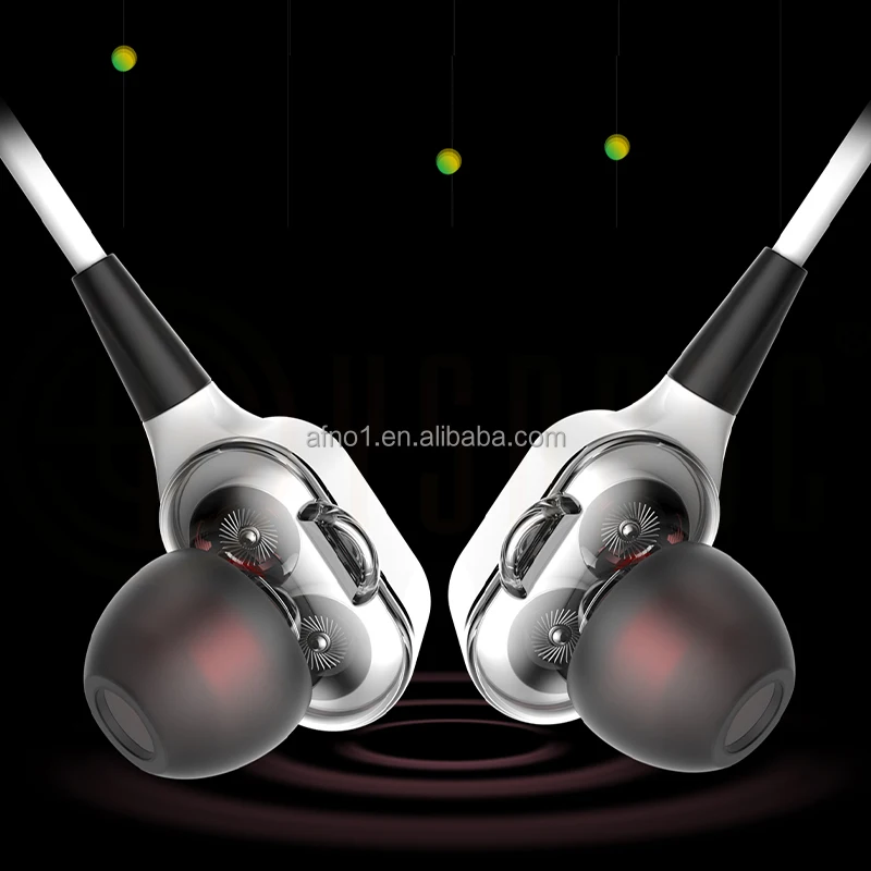 

MS300 New fashion inear wired earphone with mic wood wrap silent disco headphones