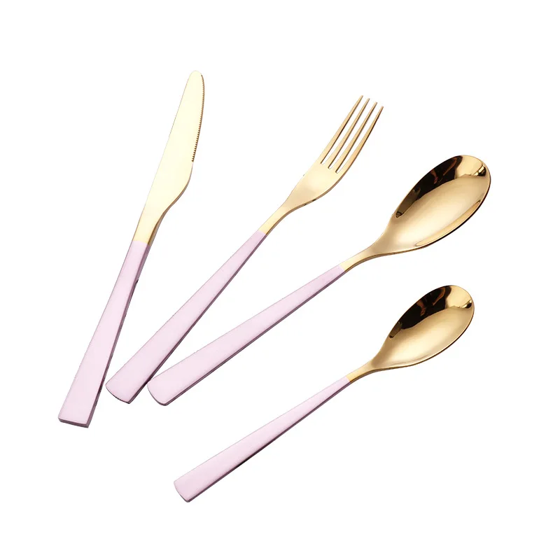

Dinner Tableware Set Nordic New Era Creative Stainless Steel Tableware