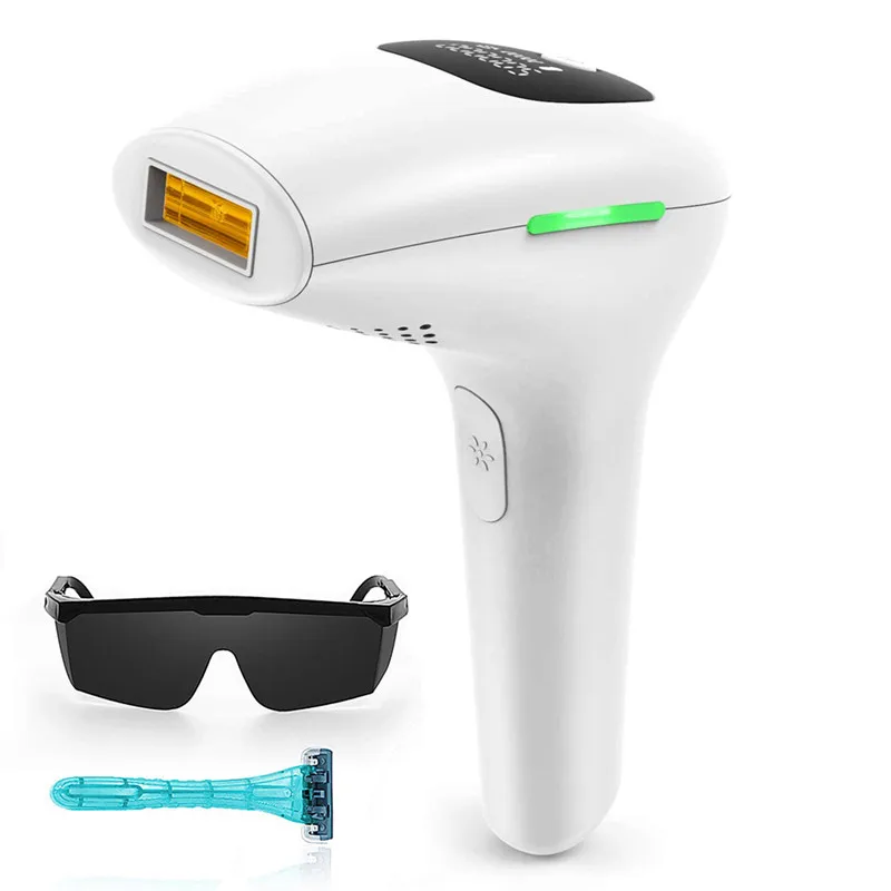 

999999 Pulse Epilator Permanent Laser Hair Removal Professional IPL Tech Intense Pulse Light Hair Remover, White