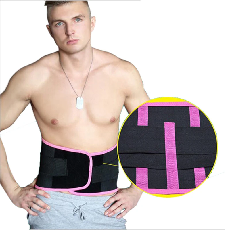 

Custom Wholesale Adjustable Neoprene Waist Trainer Belt for Lose Weight Gym Sports Sweat Slimming Waist Trimmer brace, Black