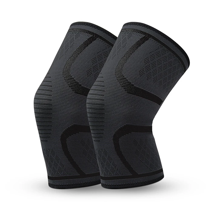 

Nylon knee brace sports drop shipping knee compression sleeve ventilation knee brace adjustable, 7colors