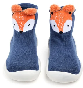 Baby Boy Girls Non-Skid Indoor Slipper Infants Breathable Elastic Socks Shoes Protect Toes Walking Shoes details