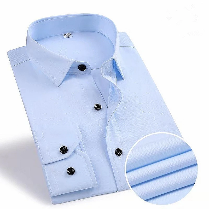 

2021 high quality non-ironing spandex shirt men formal business shirt men