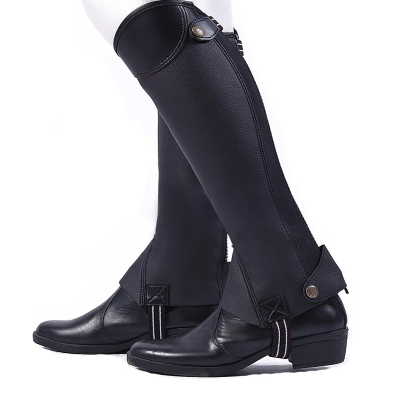 

Unisex Adult Horse Equestrian Synthetic Half Chaps