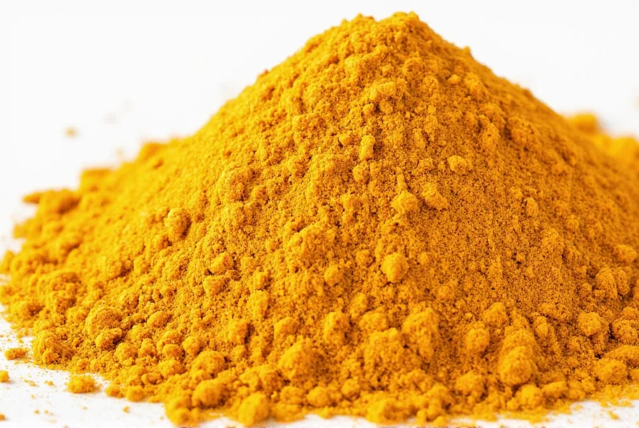 Comparison of turmeric substitutes showing color differences