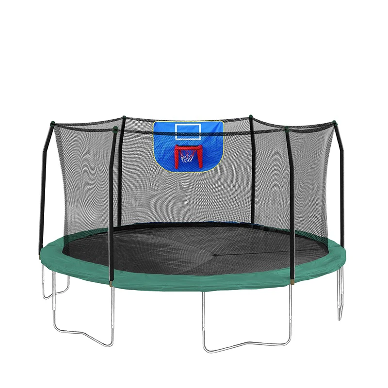 

Sundow New Product Unisex 16Ft Commercial Sport Indoor Round Trampoline Park With Backboard