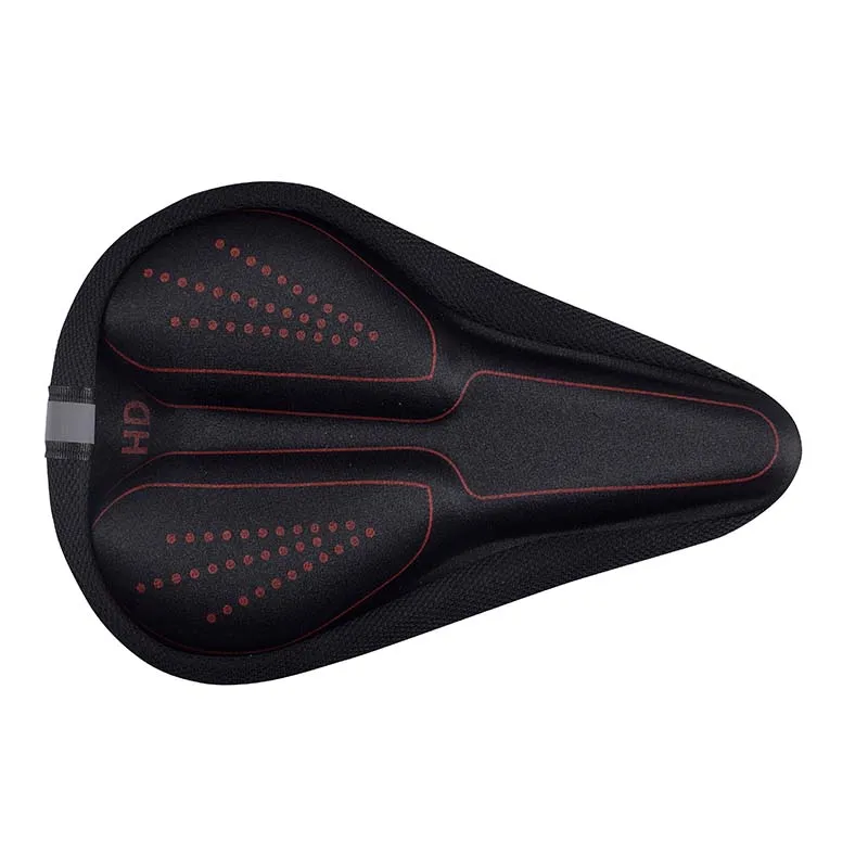 

new design soft, comfortable and breathable sponge silicone bicycle cushion seat cover bicycle parts bicycle accessories, Red,white