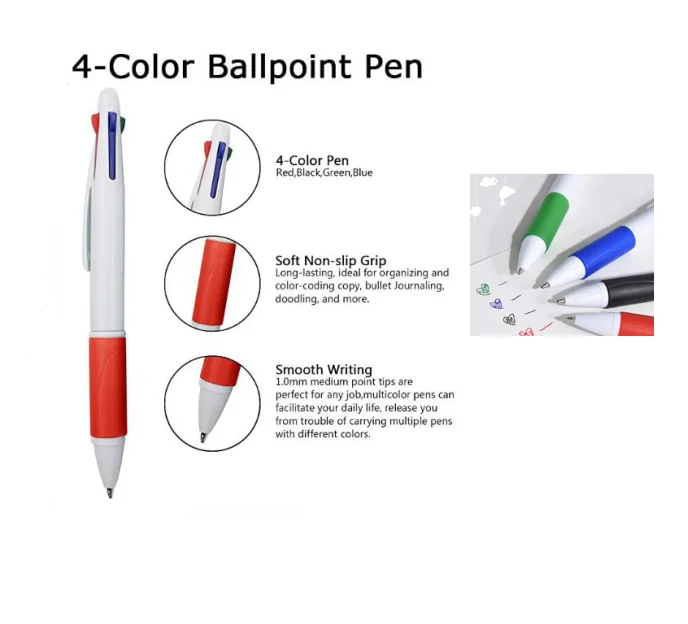 4 coloured pen 2x PJ mask Pens 