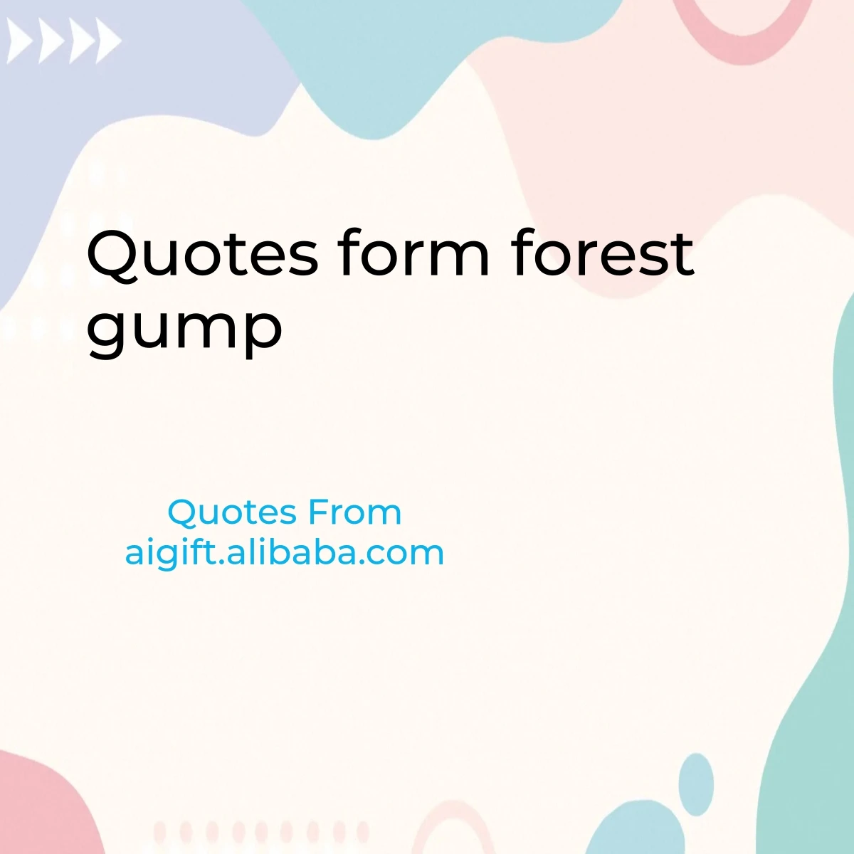 quotes form forest gump