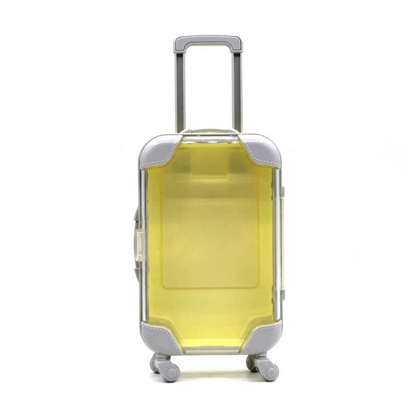 

2020 New Design 25mm Lashes Mini Suitcase Packaging, Wholesale Various Color Custom Label Hot Sale Mini Clear Suitcase Luggage