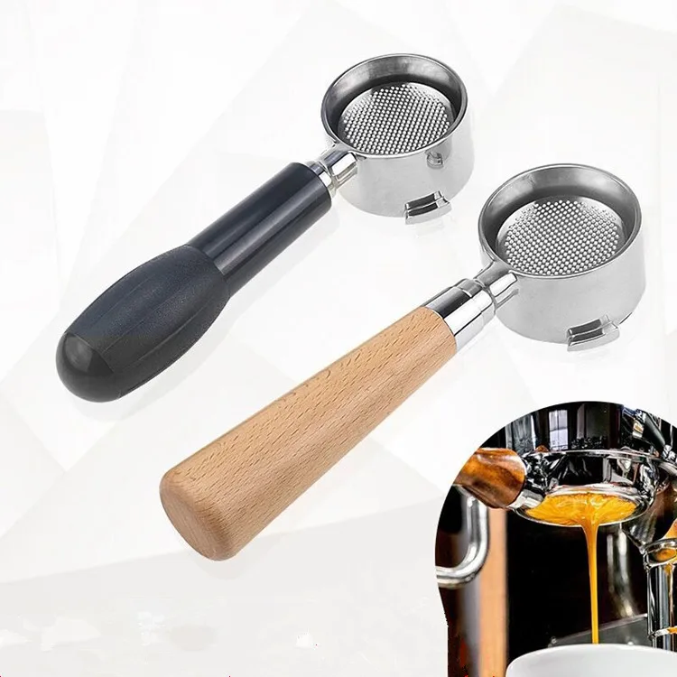 

Coffee Espresso Bottomless With Wood Handle/Plastic Handle Portafilter