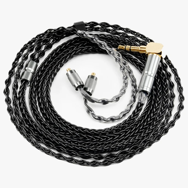 

mmcx/2pin-0.78 8 strand silver plate upgrade cable for detachable earphones such as shure/westone se535 se846 se2