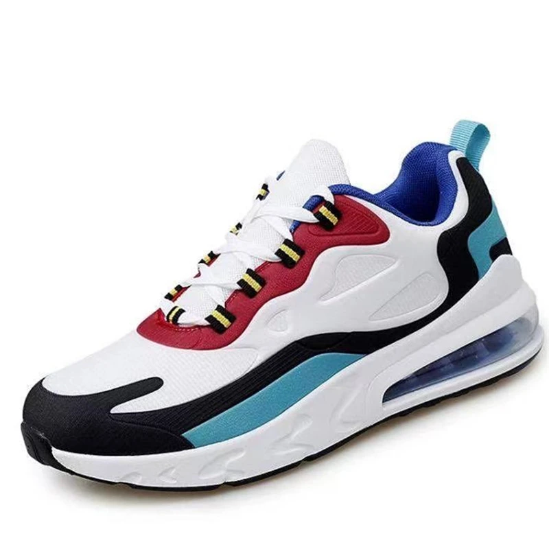 

Dropshipping 2021 New Style Men's Sports Sneaker Light Weight Mesh Mixed Colors Casual Trainers Flat Footwear Running Shoes