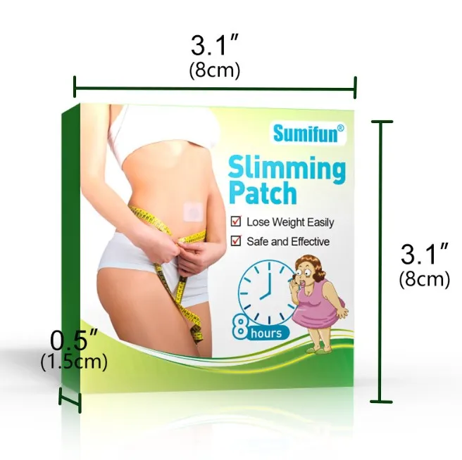 

New Product Sumifun Slim patch weight loss patch slimming patches for fat, White