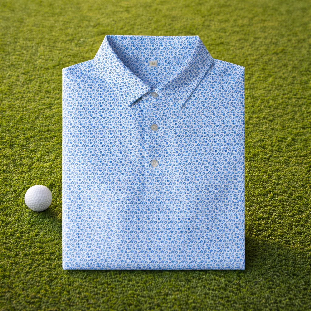 Breathable Performance Golf Polo Shirt