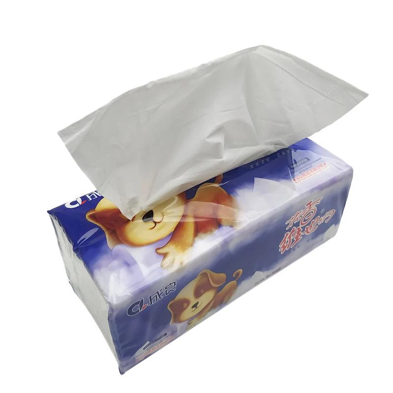 

soft and absorbent facial tissue paper extraction Packed Paper Facial Tissue bamboo facial tissue,facial paper, White