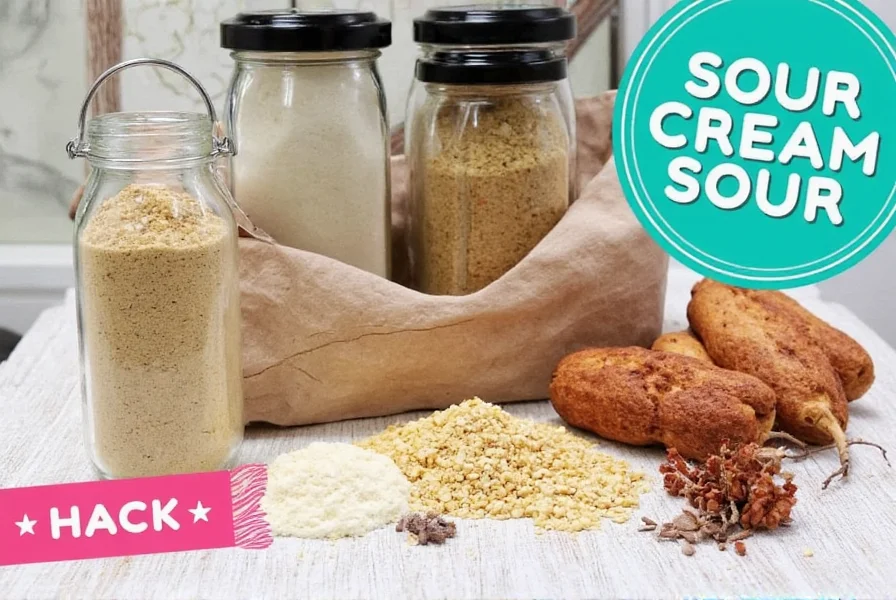 Sour cream sour dip with herbs