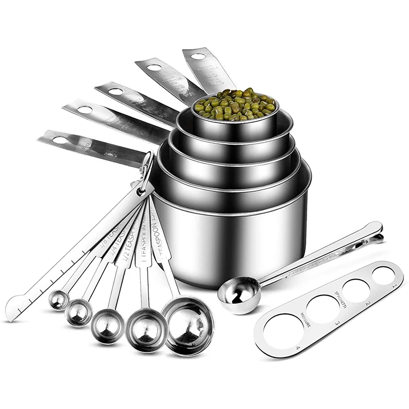 

High Quality Stainless Steel Measuring Cups and Spoons Set