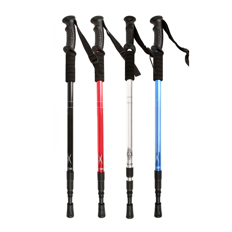 

Trekking Foldable Walking Sticks Camping Poles Factory Wholesale Folding Hiking Stick, Optional