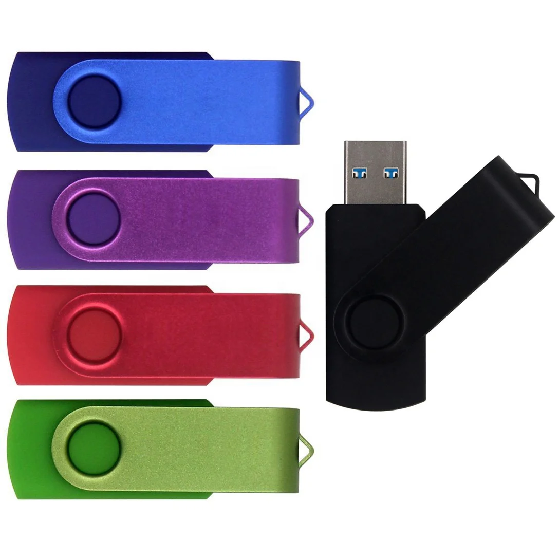 

Wholesale Amazon Hot Sale Metal Swivel Usb 2.0 3.0 128GB 64gb 32GB 16GB 8GB 4GB USB Flash Drive Custom Logo Pendrive, Blue/black/pink/purple/green