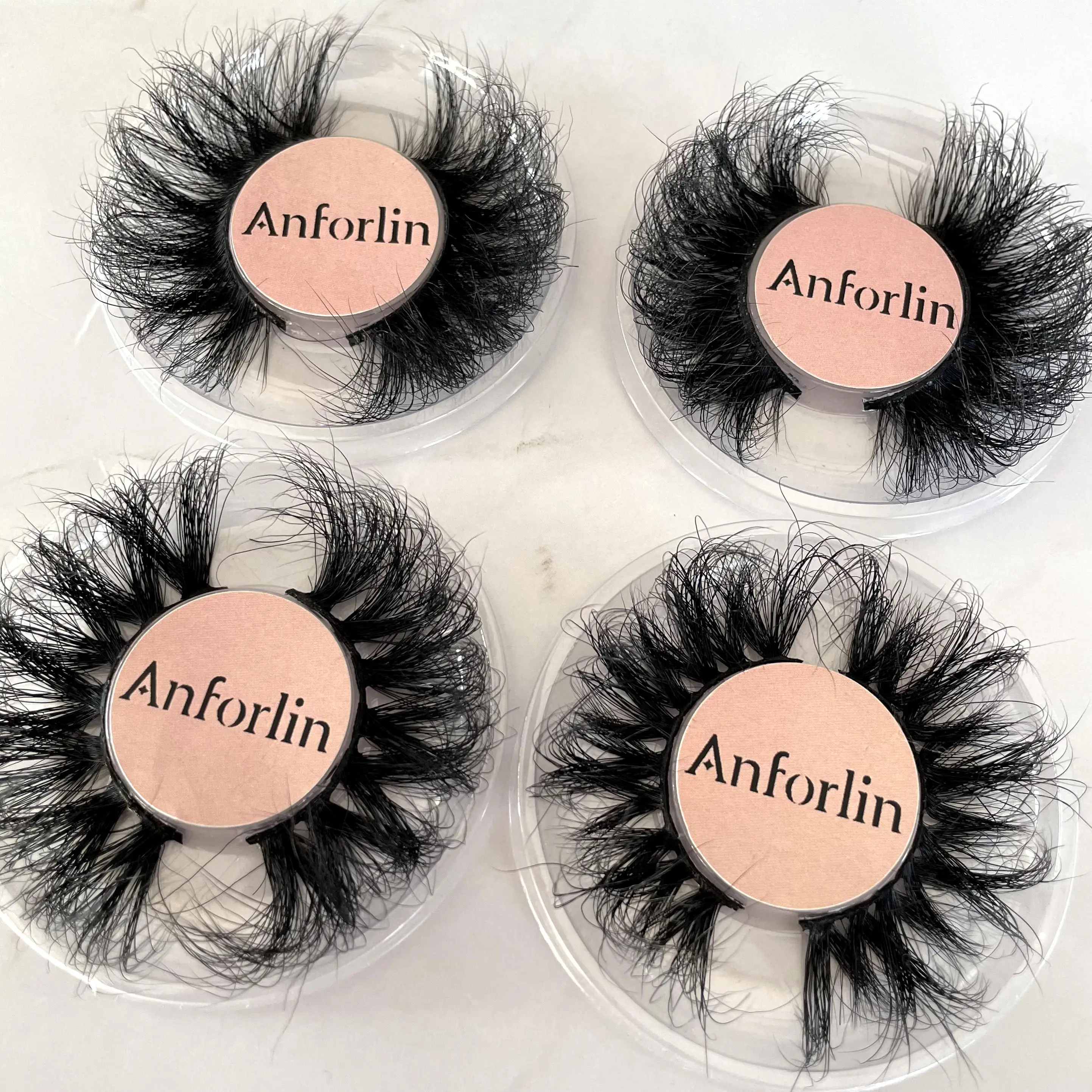 

Wholesale dramatic 25mm mink eyelash vendor diamonds customized boxes packaging cases fluffy 5d mink eyelashes, Natural black