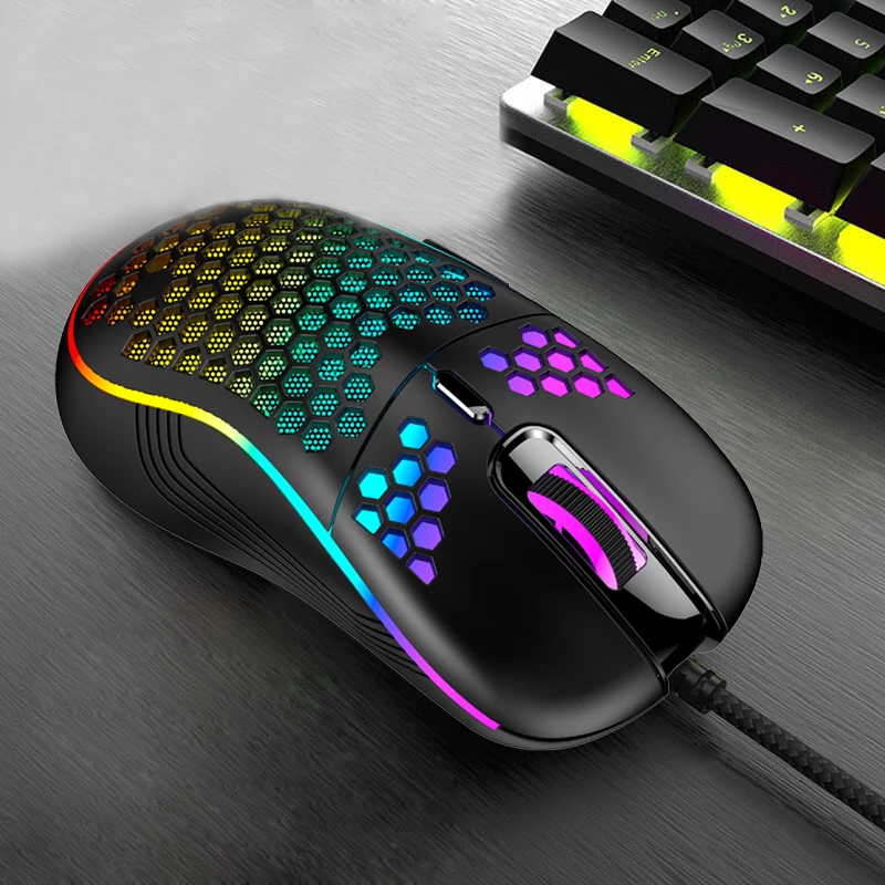 

Programmable multicolor 7200 dpi wired rgb usb gaming mouse