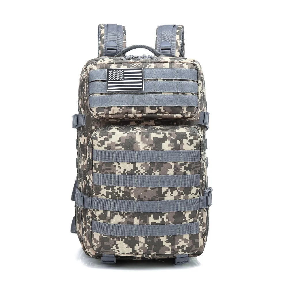 

Lupu 45l Oxford Backpack Military Tactical Customized Logo Oem/odm Prevent Splashing Water Tactical Backpack, 17 colors, in stock