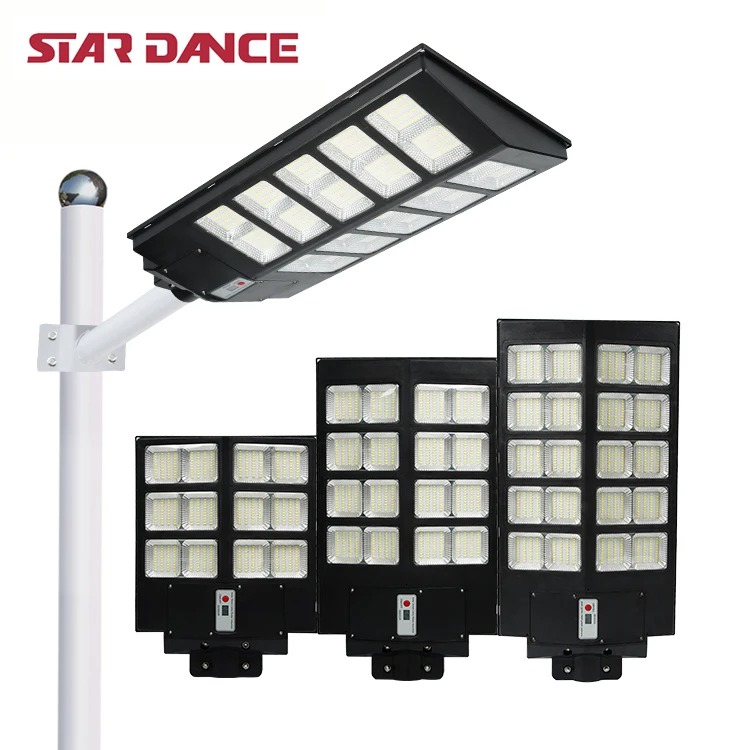 

ABS Road Lamp Outdoor Integrated Motion Sensor 180w 240w 300w All In One LED Solar Street Light