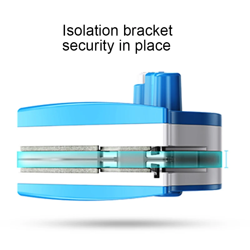 Adjustable Double Side Window Wiper Glass Household Cleaning