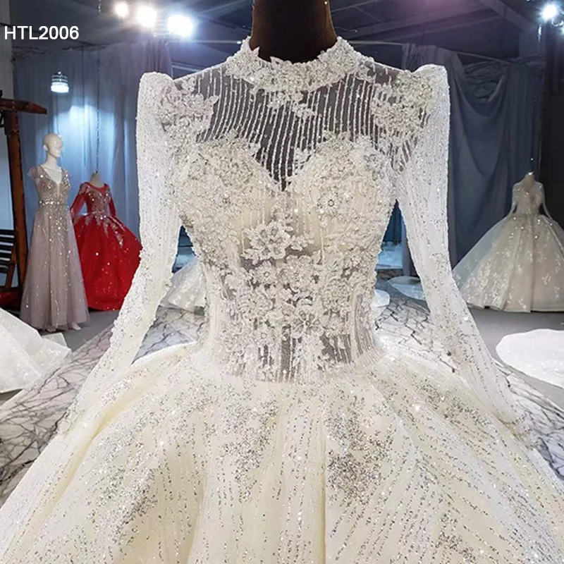 

Jancember HTL2006 New Arrival Elegant Plus Size White Princess Wedding Gowns Dress Bridal Ball, Light champagne