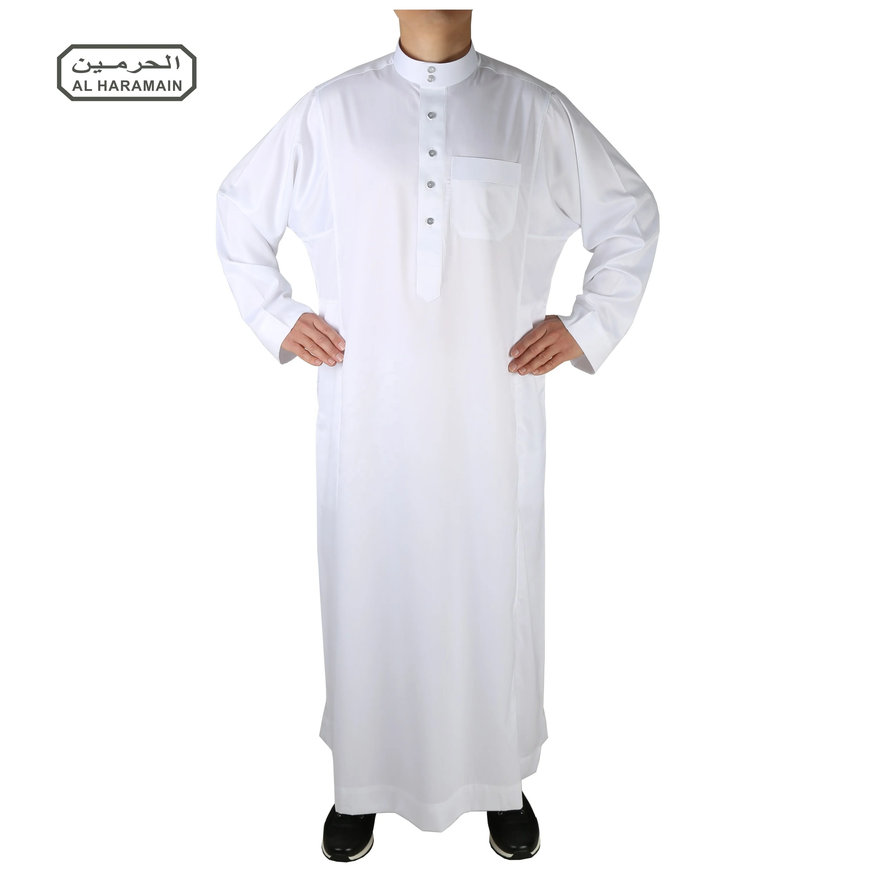 

Grosir White Alharamain Korea Gamis Kaftan Pria Dewasa Jubah Abaya Jalabya Ethnic Arabic Dress Thobe Ramadan Islamic Clothing