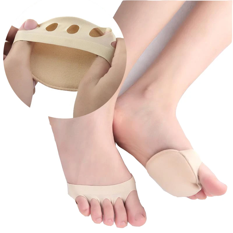 

Metatarsal Pads Pad Breathable Ball of Foot Cushions Fabric Forefoot Pads Invisible Half-Toe Cushion