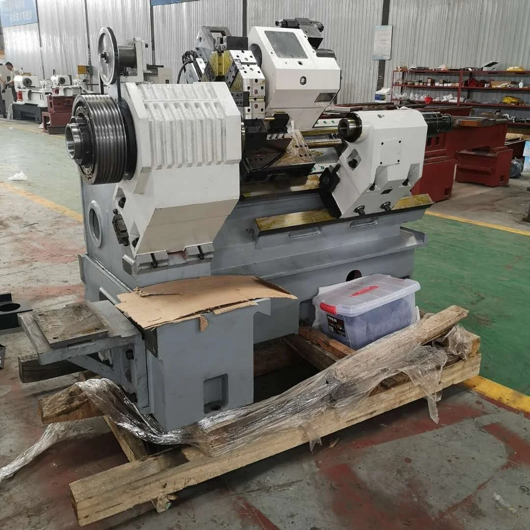 
3-year warranty best-sold senior precision CK6140 high speed Series cnc flat bed lathe machine direct sale 