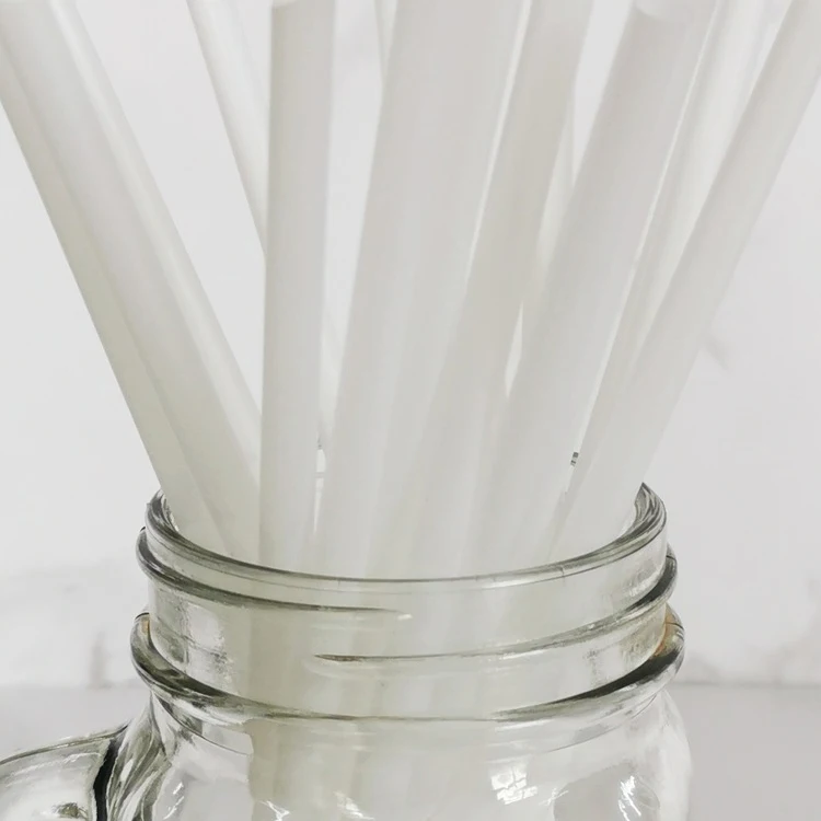 

Eco-friendly disposable biodegradable custom plastic colored drinking straws, Natural